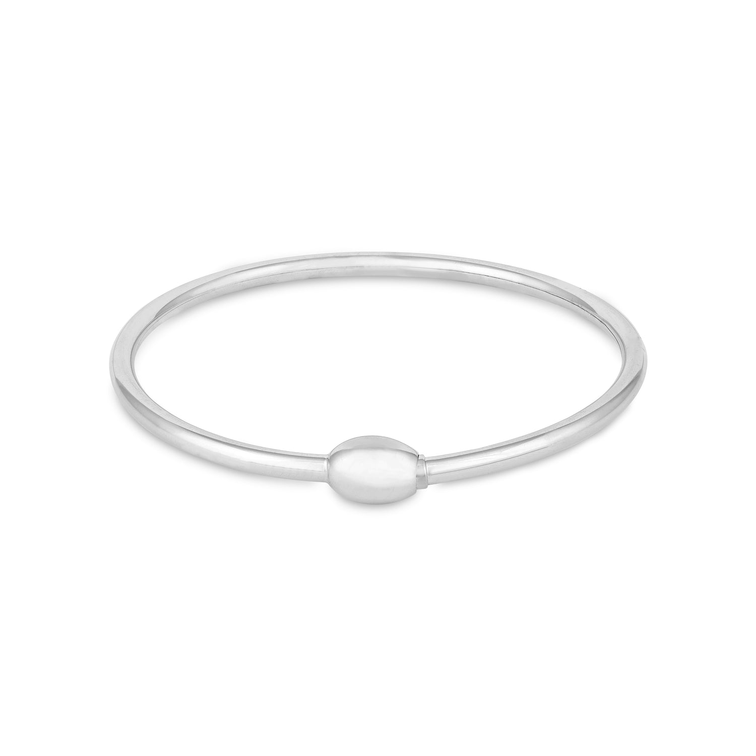 Refined Silver Radiance 925 Sterling Silver Kada for Women