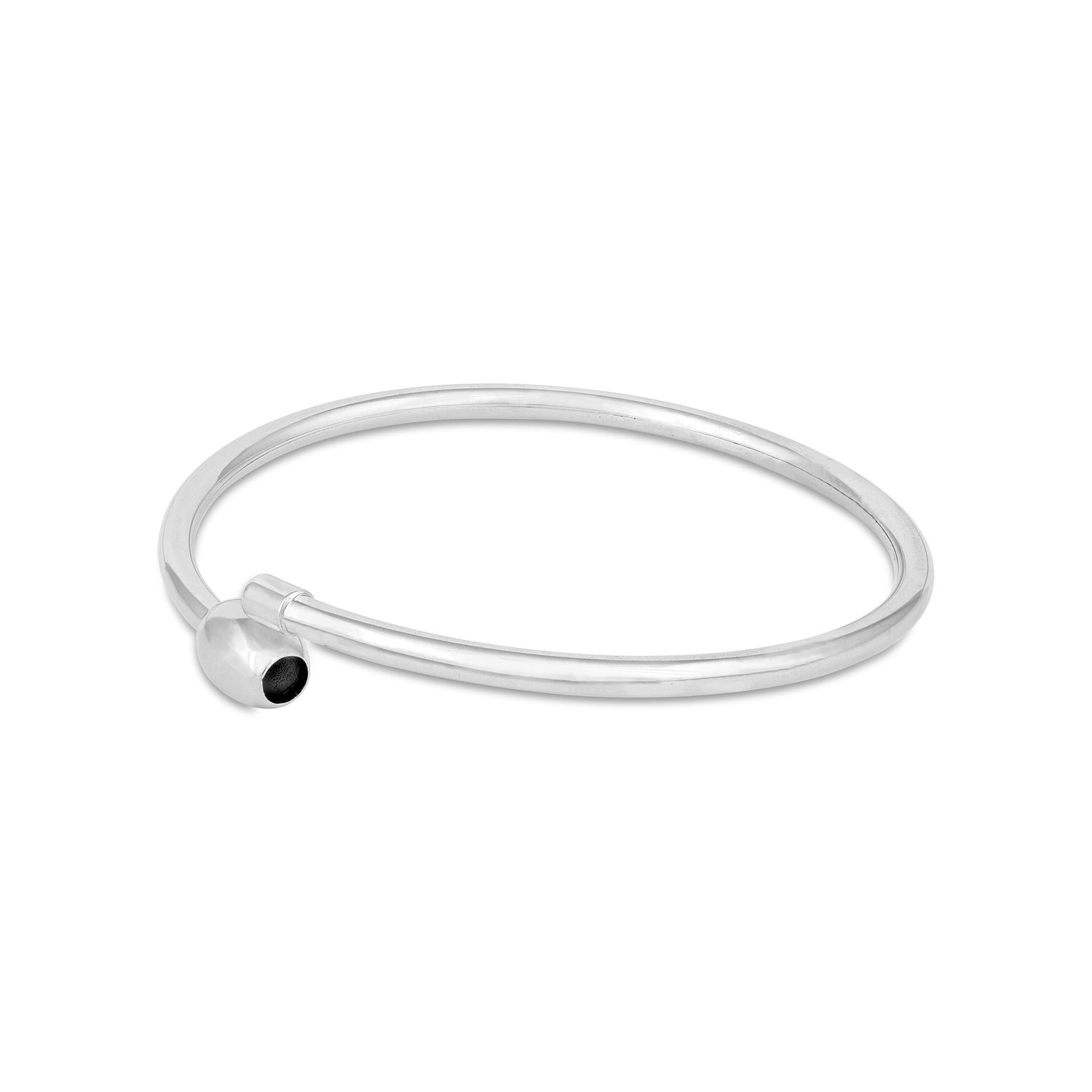 Refined Silver Radiance 925 Sterling Silver Kada for Women