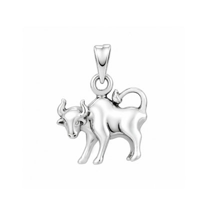 Regal Bull Emblem 925 SterlingSilver SignaturePendant