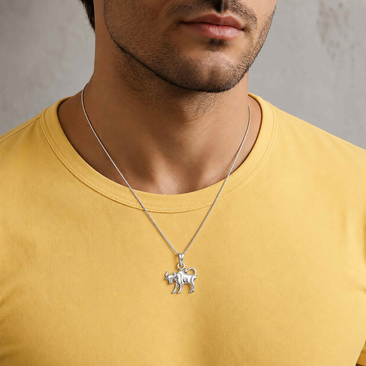Regal Bull Emblem 925 Sterling Silver Signature Pendant