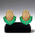 Regal Honeybee Green 925 Sterling Silver Premium Earrings