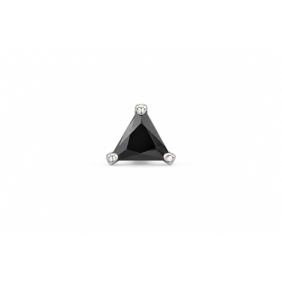 Regal Onyx Radiance 925 Sterling Silver Signature Nose Pin