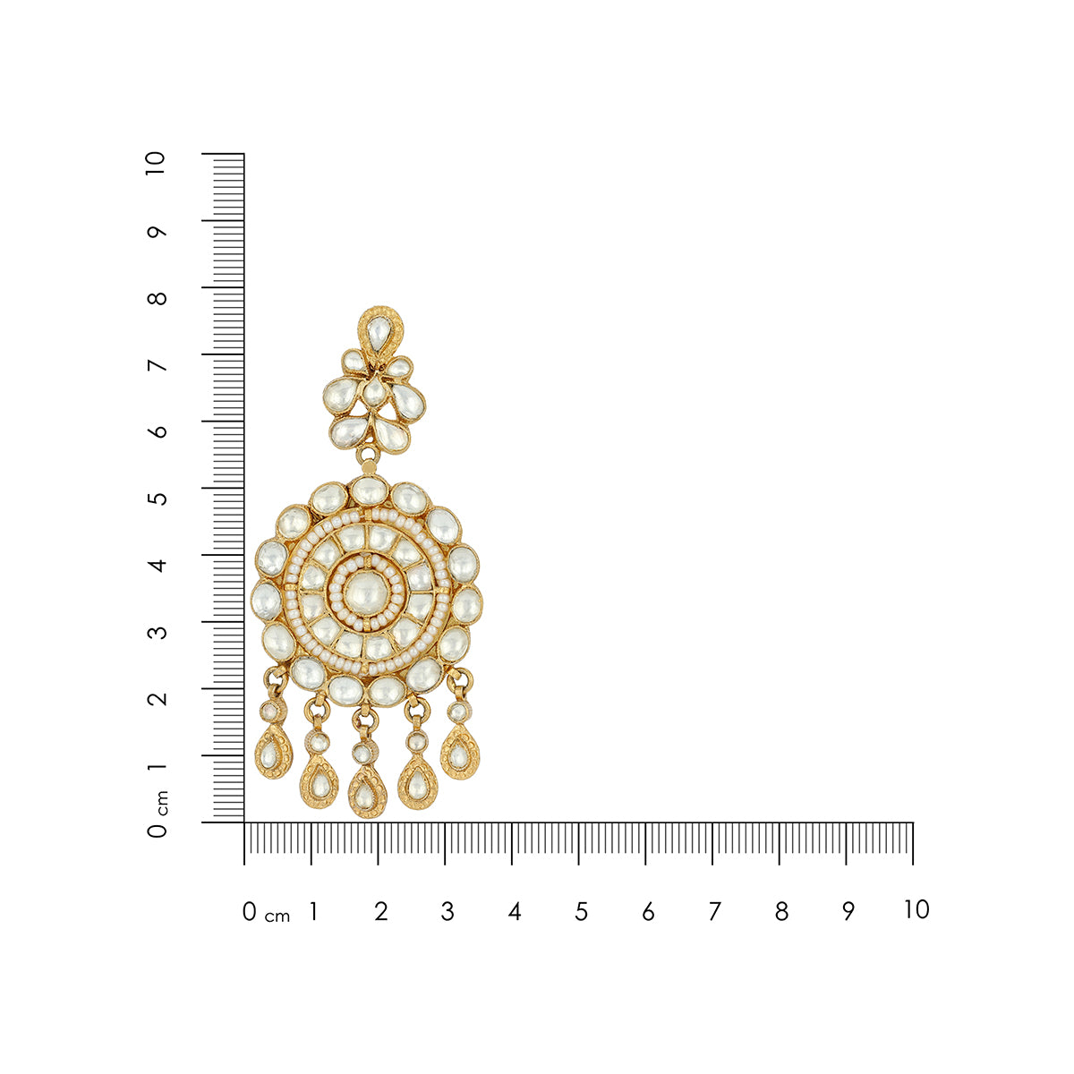 Regal Pearl Mandala 925 Sterling Silver Statement Earrings