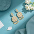 Regal Pearl Mandala 925 Sterling Silver Statement Earrings