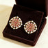 Regal Polki Chakra 925 Sterling Silver Statement Earrings