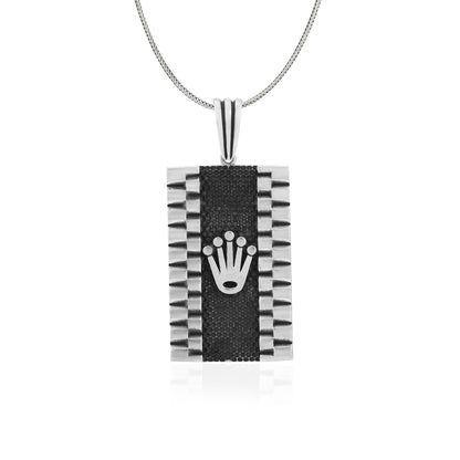 Regal Queen Crown Design 925 Sterling Silver Pendant
