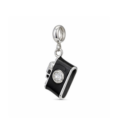 Retro Photographic Camera 925 Sterling Silver Pendant