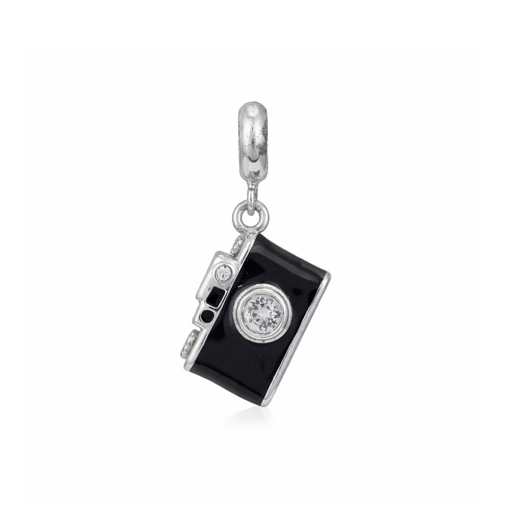 Retro Photographic Camera 925 Sterling Silver Pendant