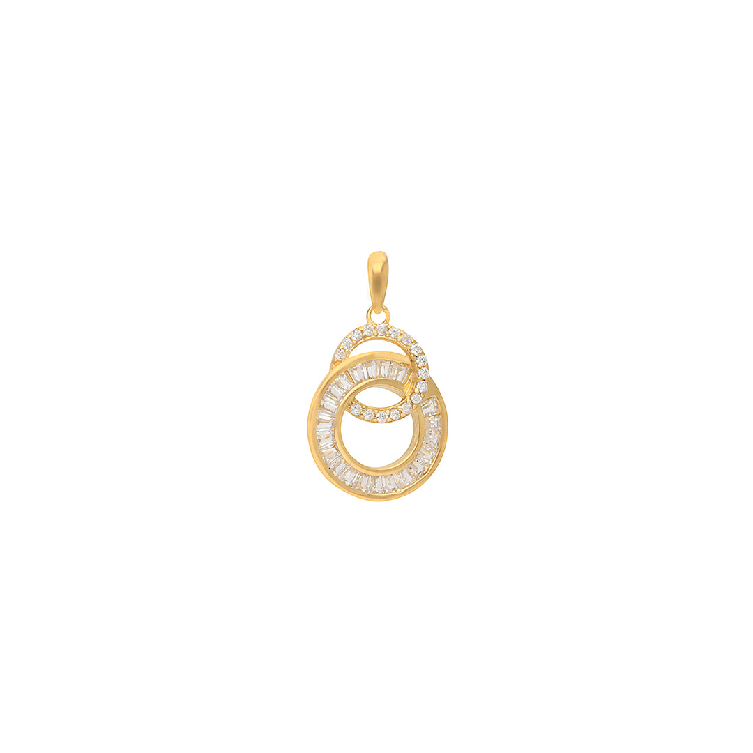 Rhodium_Interlinked_Golden_Halo_Pendant_IE0011 