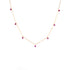 Rhodium Majestic Magenta Necklace Online