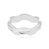 Rhodium Plated Velora Curve 925 Ring 
