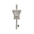 Rhodium Silver Key to Mickeys world Pendant IT0031