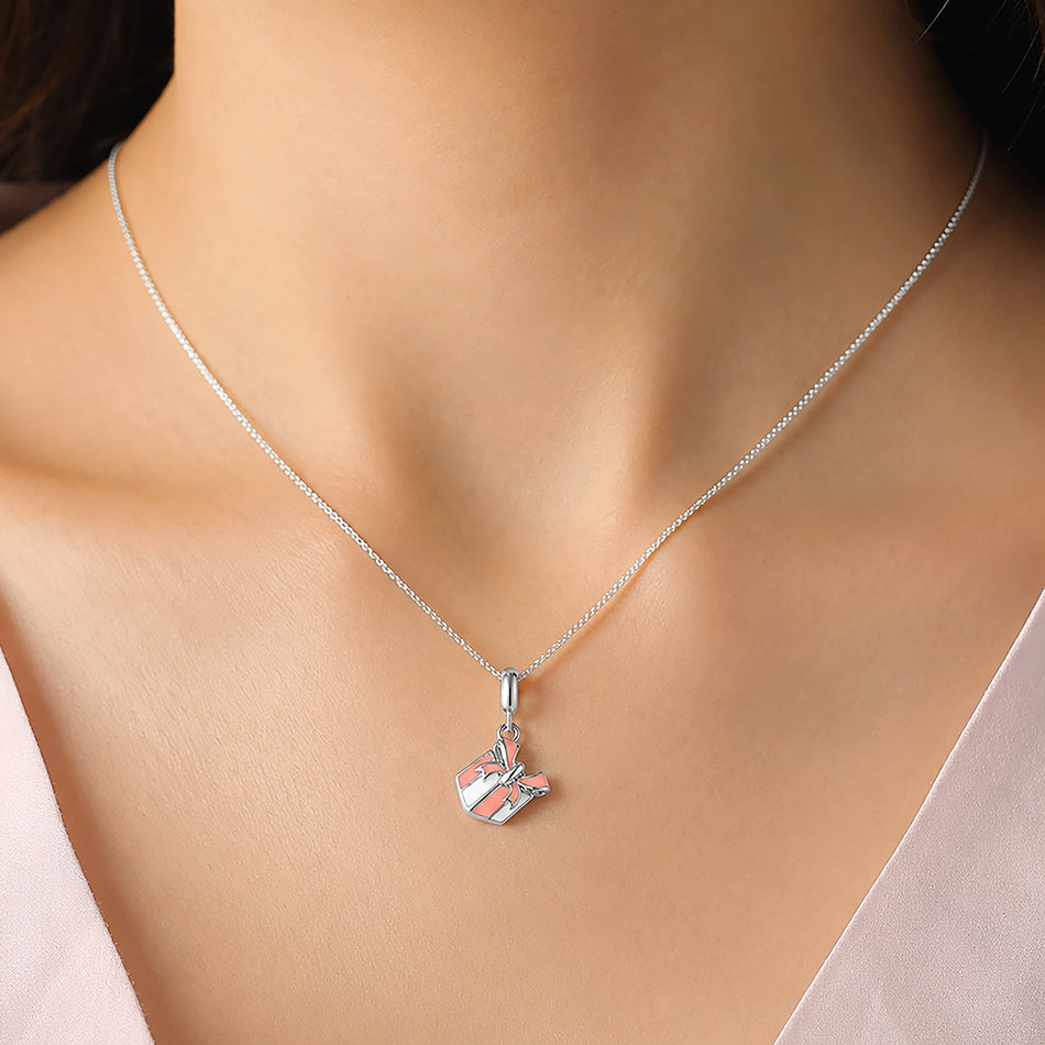 Ribbon Grace 925 Sterling Silver Gift  Pendant