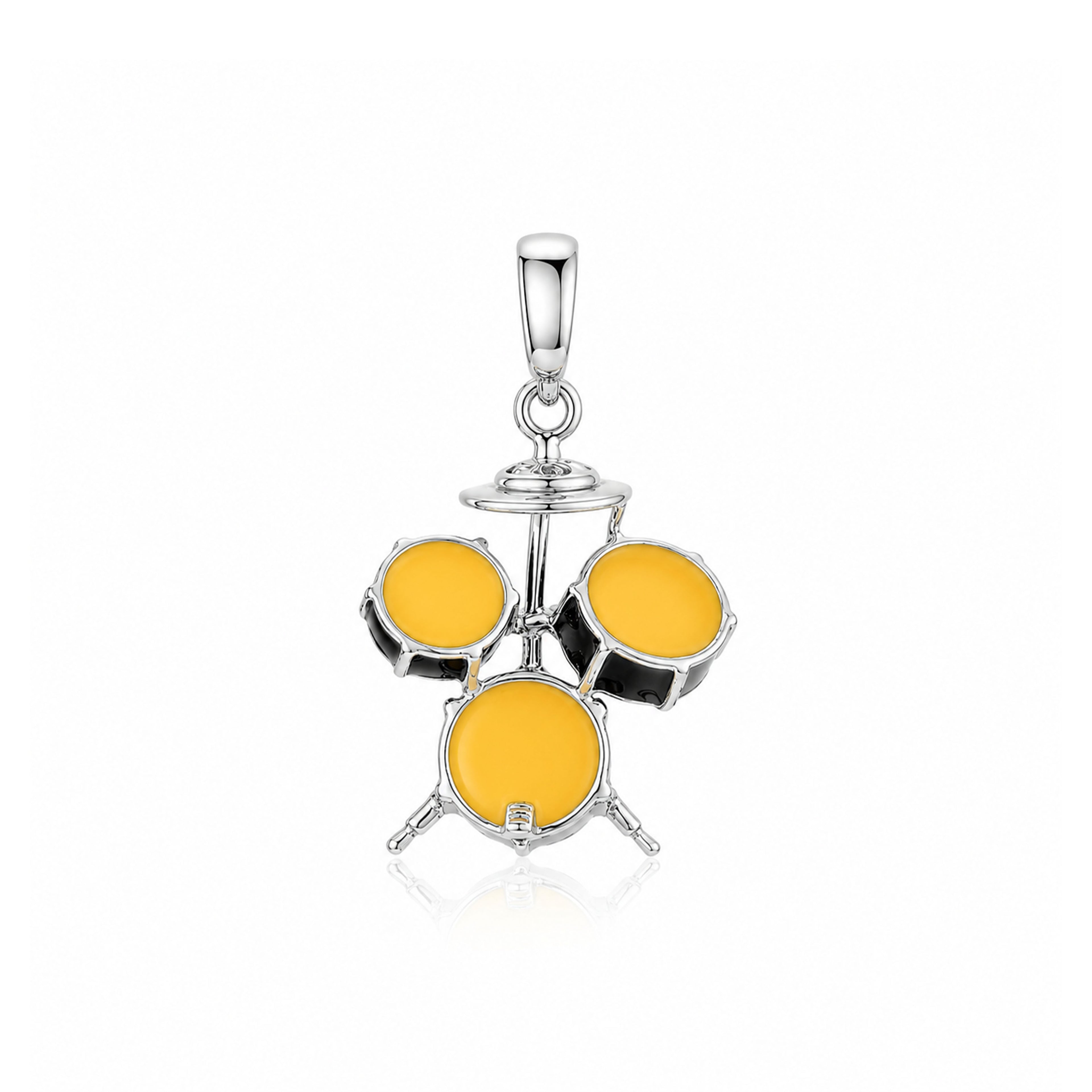 Rockstar Drum Kit 925 Sterling Silver SignaturePendant