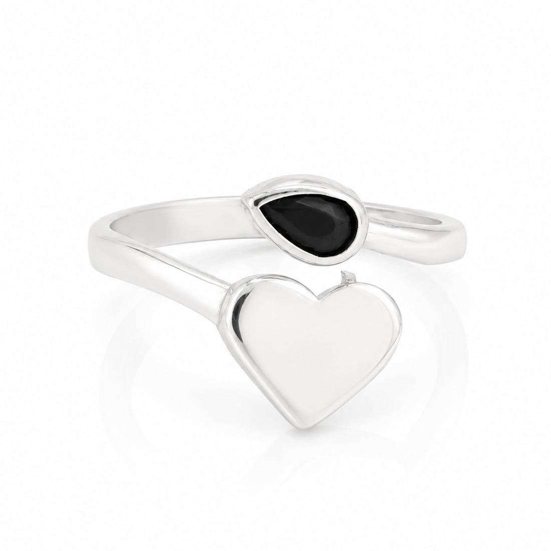 Romantic Heart Bypass Grace 925 Sterling Silver Ring for Women