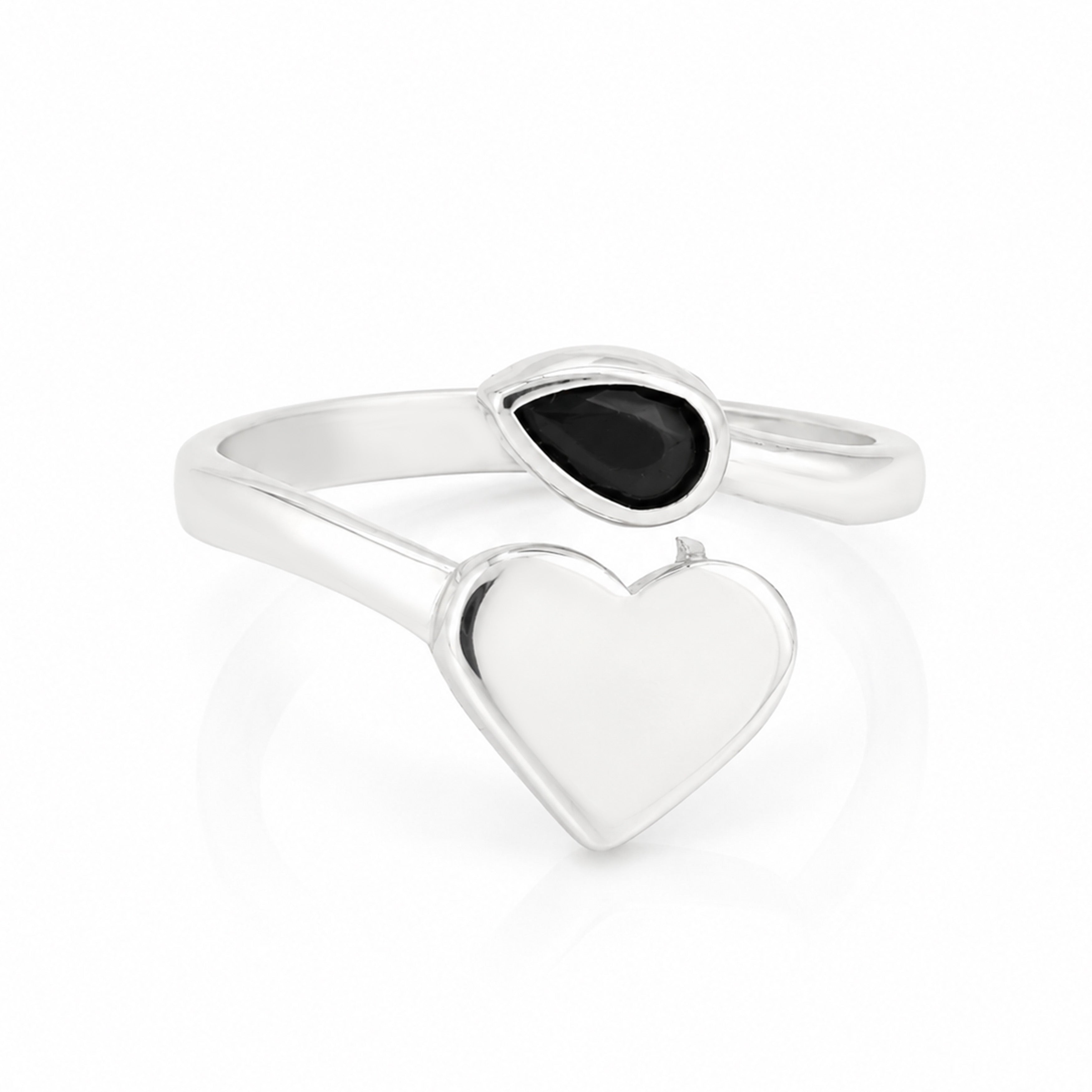 Romantic Heart Bypass Grace 925 Sterling Silver Ring for Women