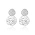 Romantic Pearl Loop 925 Sterling Silver Earrings for Women