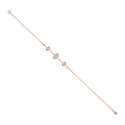 Rose Flutter 925 Sterling Silver Bracelet