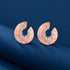 Rose Gold Celestial 925 Sterling Silver Earrings for Women