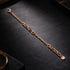 Rose Gold Chain Link 925 Sterling Silver Bracelet 