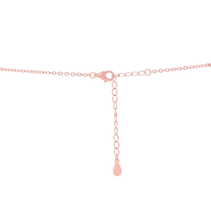 Rose Gold Double Fish Silver Pendant