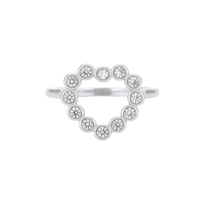 Royal Heart 925 Sterling Silver rings for women