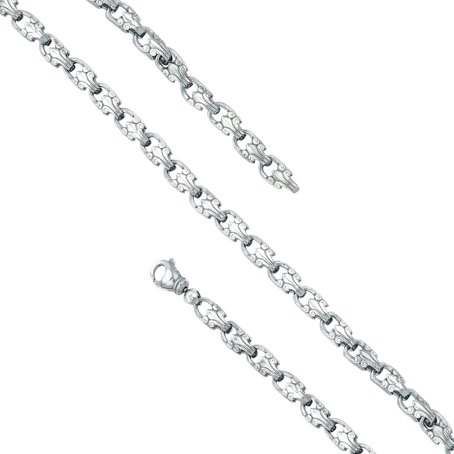 Royal Link 925 Sterling Silver Designer Bracelet for Men