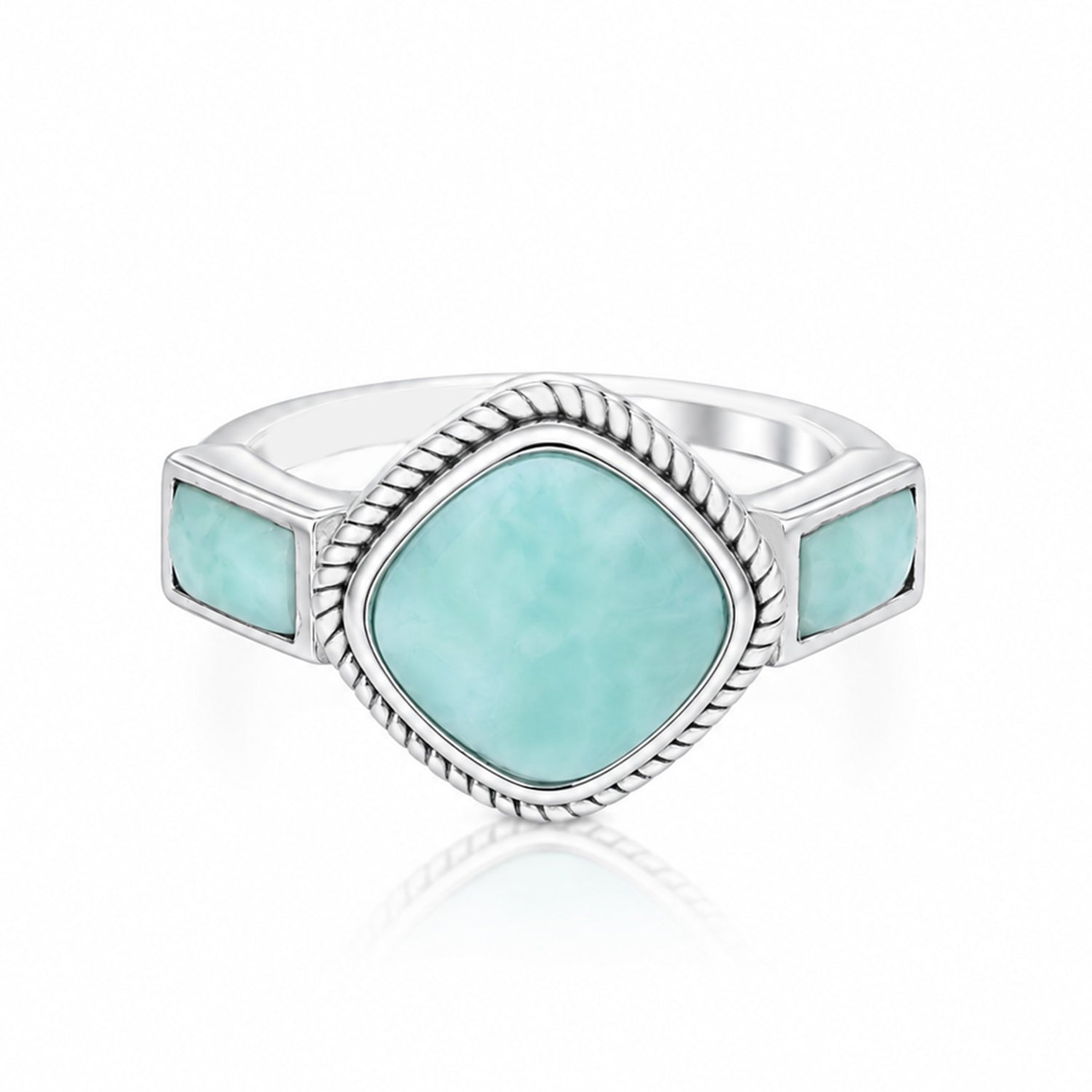 Royal Blue 925 Sterling Silver Statement Ring