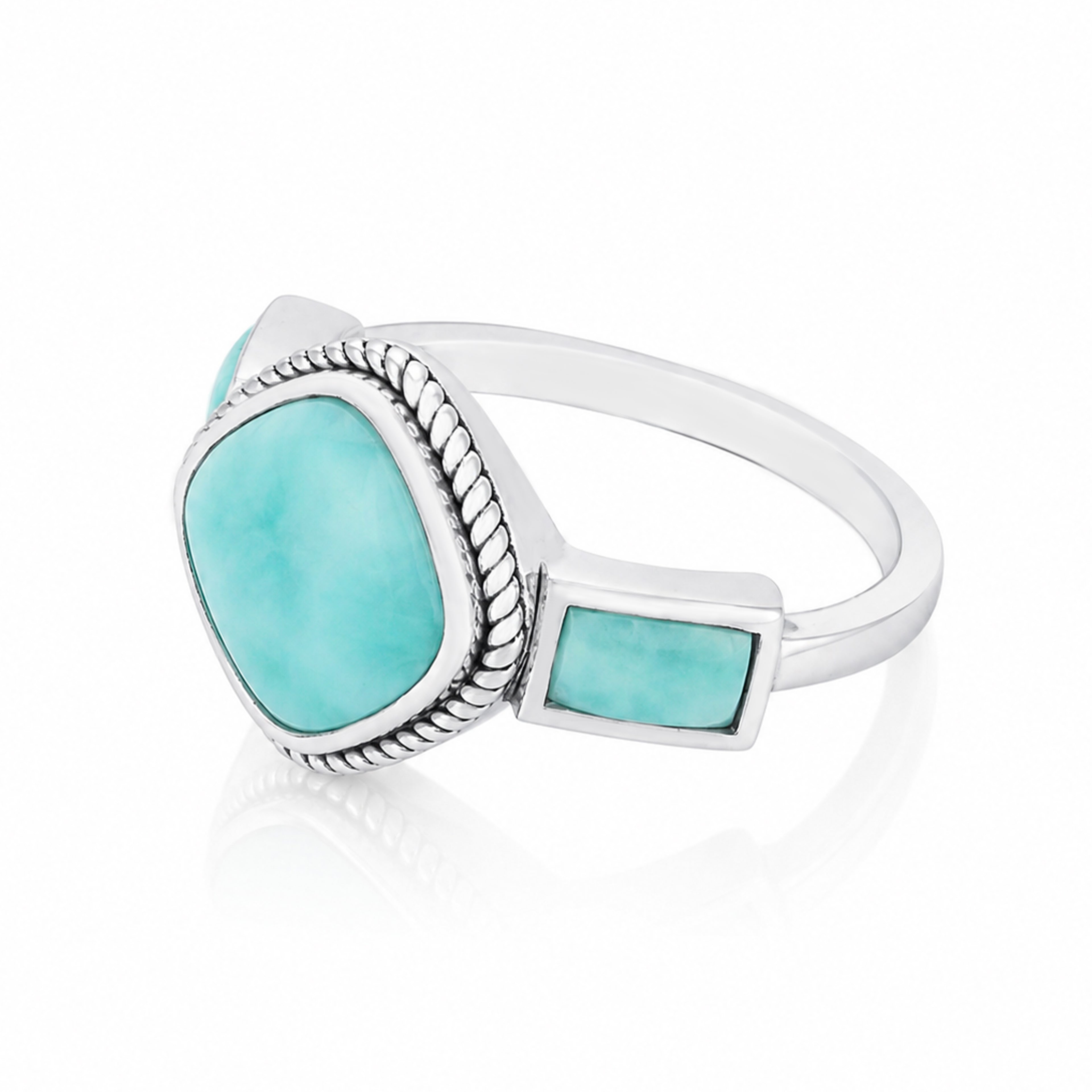 Royal Blue 925 Sterling Silver Statement Ring