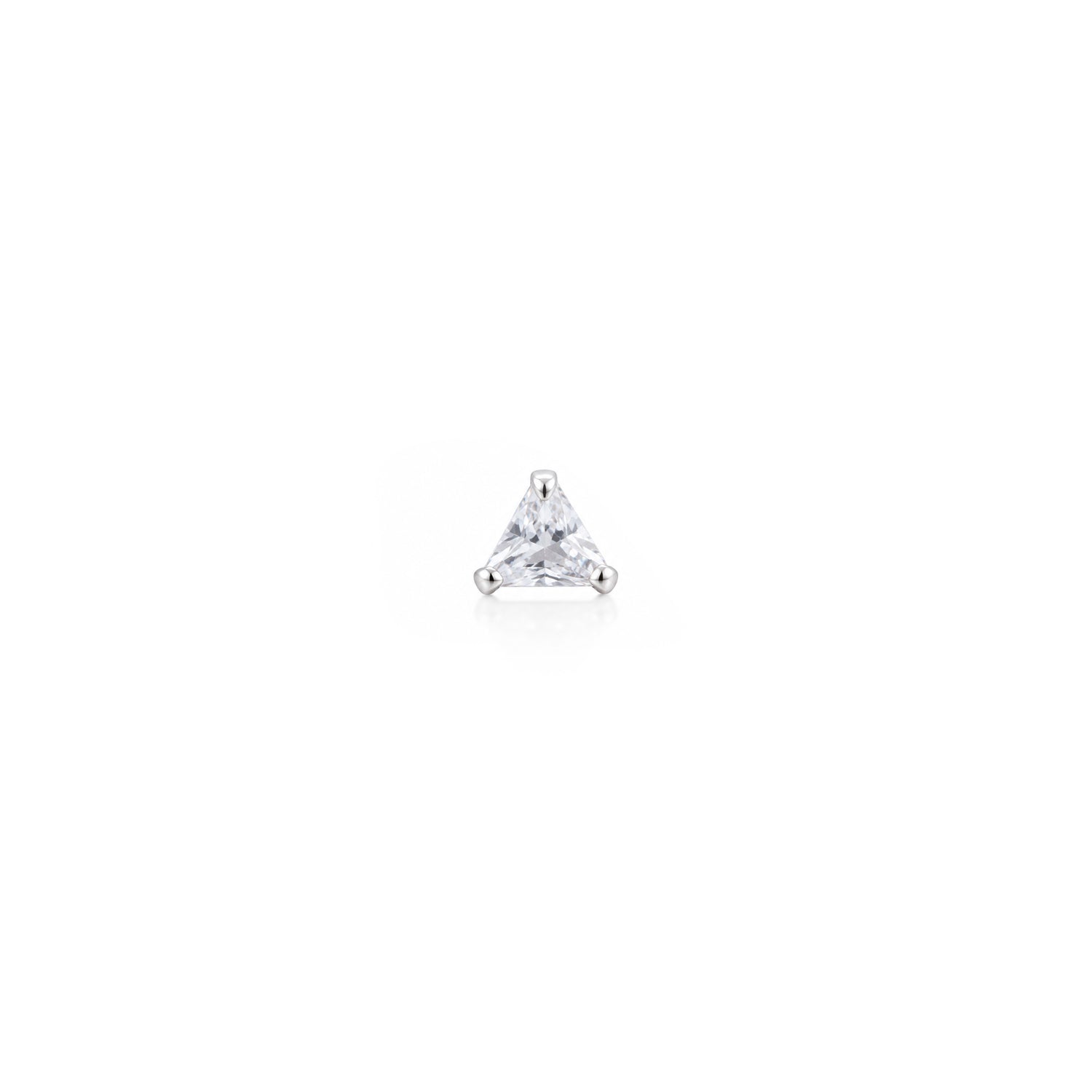 Royal Crystal Prism 925 Sterling Silver Statement Nosepin
