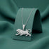 Royal Leopard 925 Sterling Silver Statement Pendant