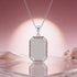 Royal Octagon 925 Sterling Silver Stone Pendant