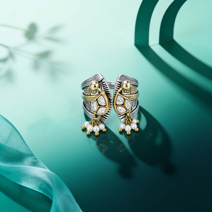 Royal Pearl 925 Sterling Silver Cocktail Ring