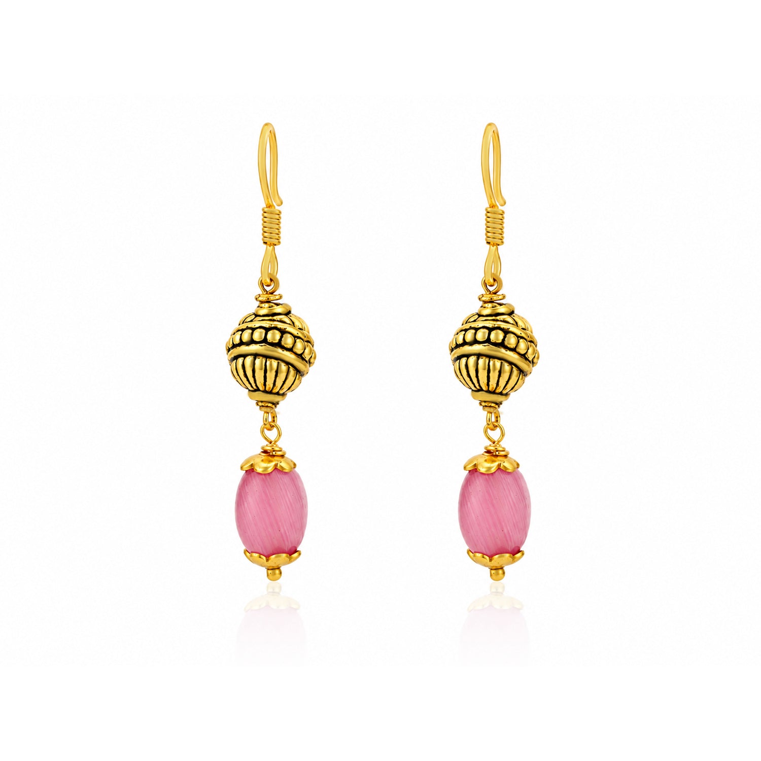 Royal Pink Treasure 925 Sterling Silver Designer Earring