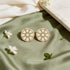 Royal Sunburst Kundan 925 Sterling Silver Pearl Earrings