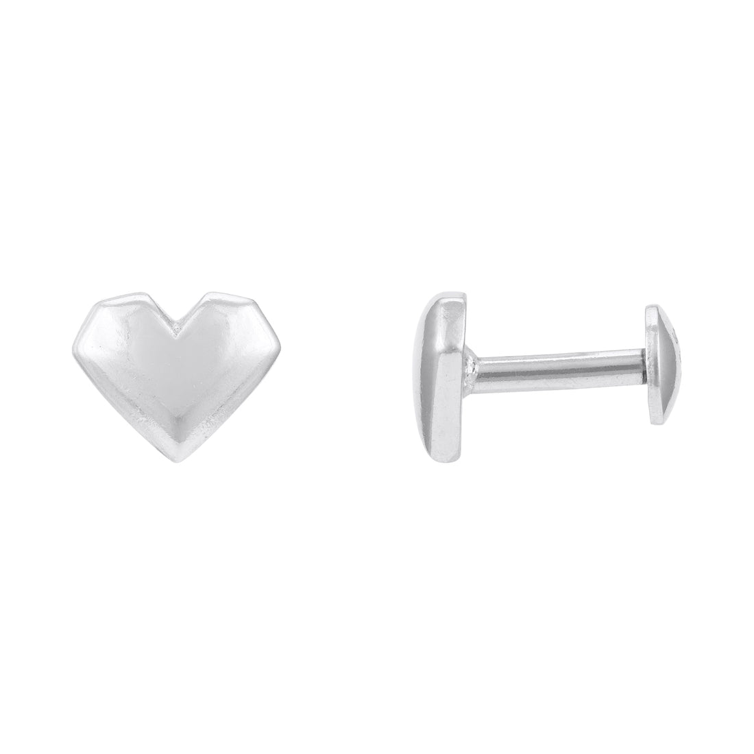 Royale Heart 925 Sterling Silver Earrings for Women