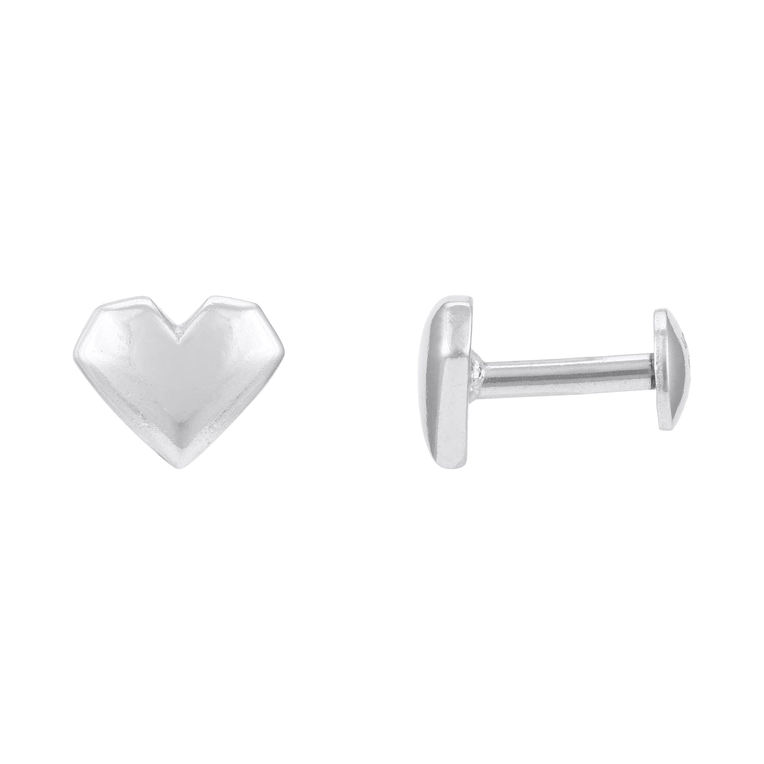 Royale Heart 925 Sterling Silver Earrings for Women