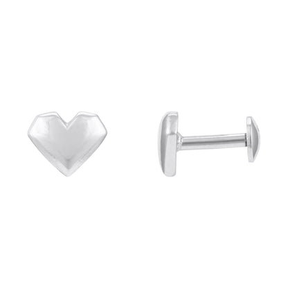 Royale Heart 925 Sterling Silver Earrings for Women