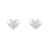 Royale Heart 925 Sterling Silver Earrings for Women