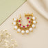 Ruby Zircon Screw Back Maharashtrian Nath Nose Ring