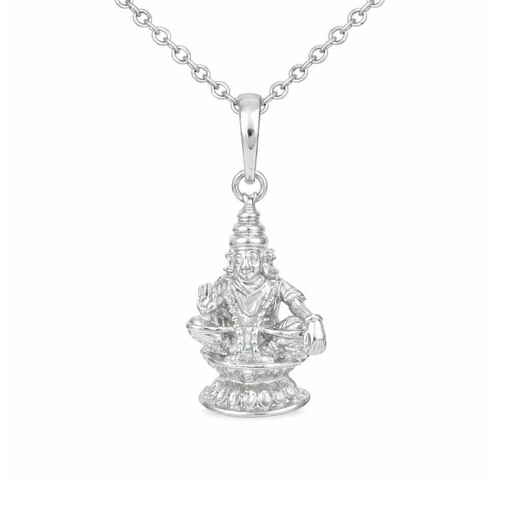 Sacred Manikandan Charm 925 Sterling Silver Pendant