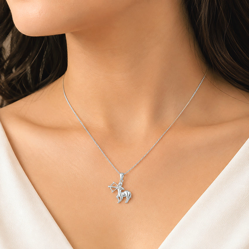 Sagittarius Zodiac Centaur Sterling Silver Pendant