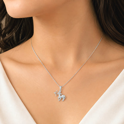 Sagittarius Zodiac Centaur Sterling Silver Pendant