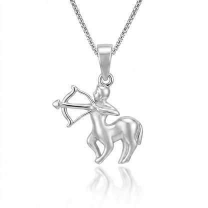 Sagittarius Zodiac Centaur Sterling Silver Pendant