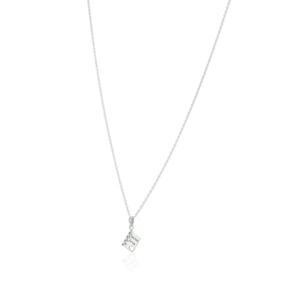 Secret Love 925 Rhodium Plated  Dairy Charm Chain Pendants