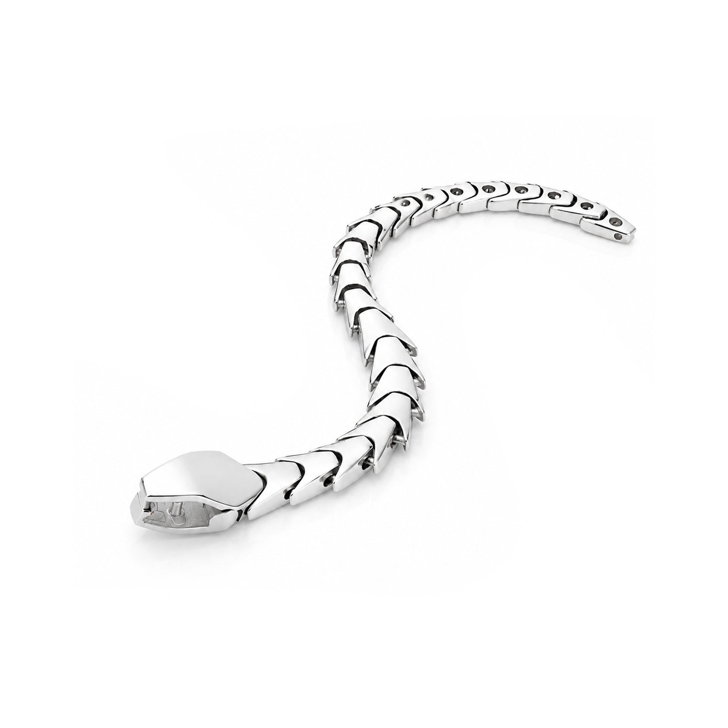 Serpentine Spine Sculptural 925 Sterling Silver Ring