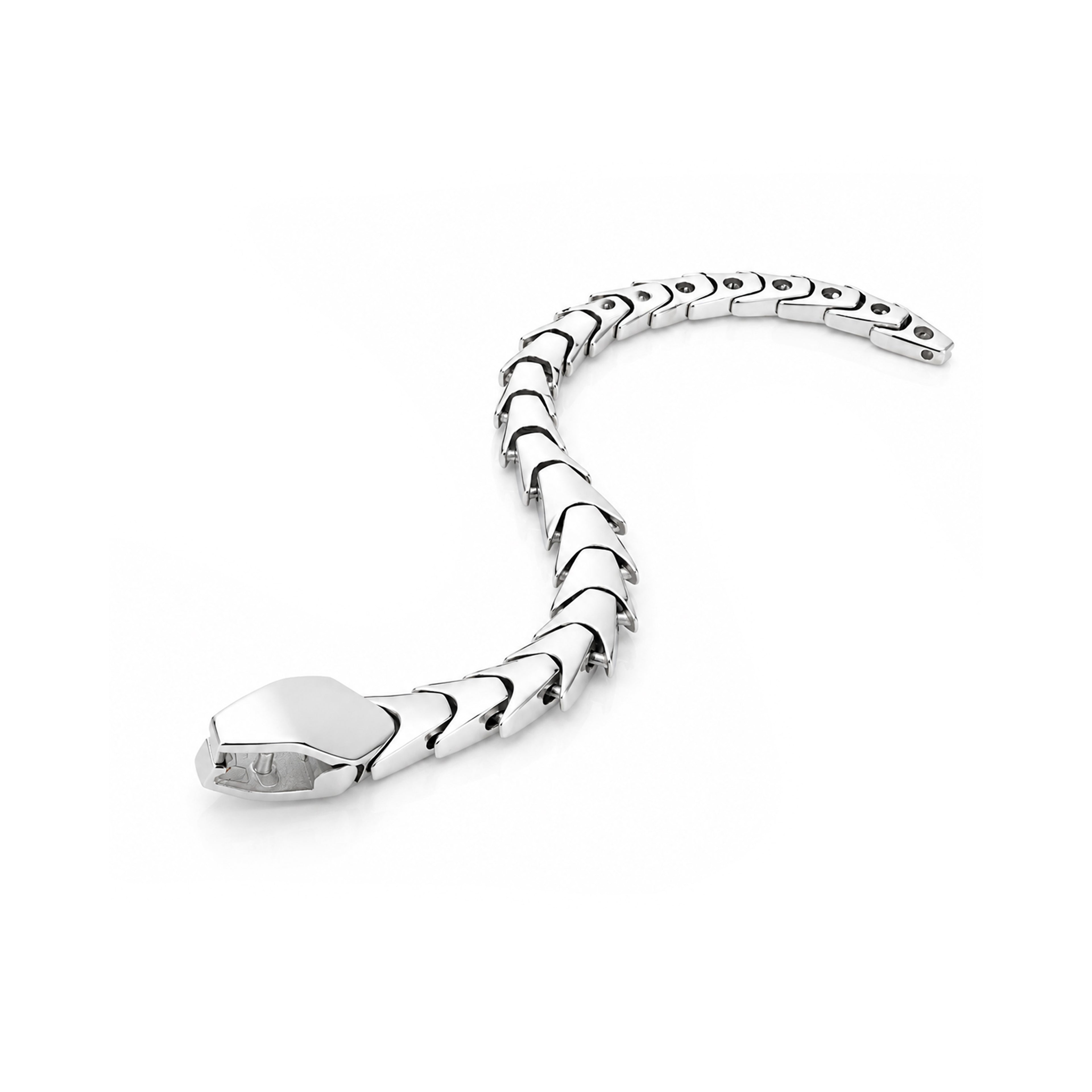 Serpentine Spine Sculptural 925 Sterling Silver Ring