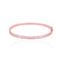 Shimmering Rose Tone 925 Sterling Silver Line bracelet for women