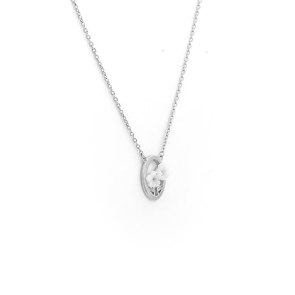 Shop Frosty White Floral Chain Online