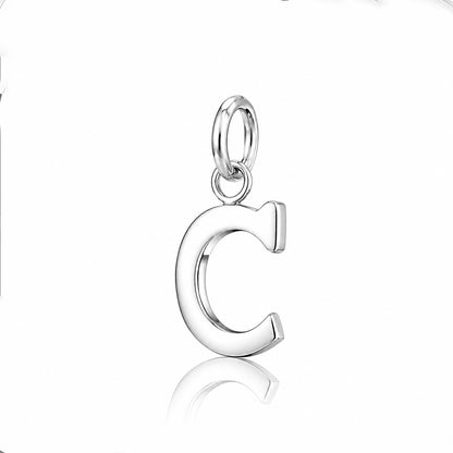 Signature C 925 Sterling Silver Charm Pendant